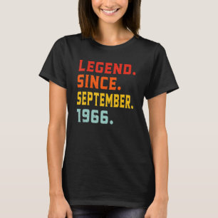 Legende sinds september 1966 56 jaar oud 56e BI T-shirt