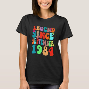 Legende sinds september 1984  vogelretro t-shirt
