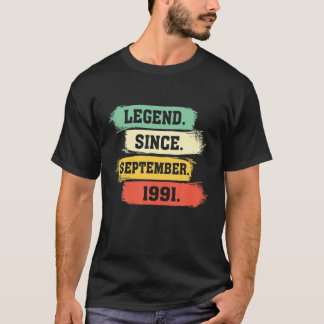 Legende sinds september 1991 - Happy Birthday T-shirt