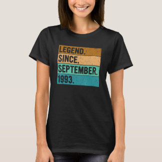 Legende sinds september 1993 29 jaar oud 29 jaar o t-shirt