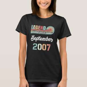 Legende sinds september 2007 15 jaar oude Vintage  T-shirt