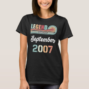 Legende sinds september 2007 15 jaar oude Vintage T-shirt