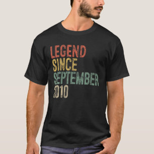 Legende sinds september 2010 10e verjaardag van ca t-shirt