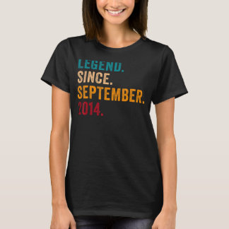 Legende sinds september 2014 8e verjaardag Boy 8 Y T-shirt