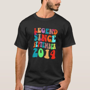 Legende sinds september 2014 vogelretro t-shirt