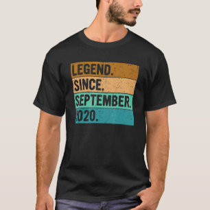Legende sinds september 2020 2e verjaardag 2 jaar t-shirt
