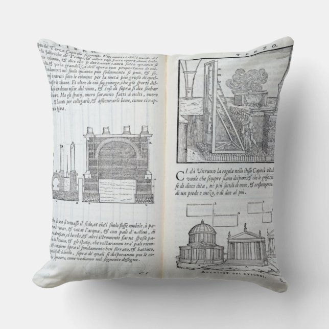 Legende stichtingen, van "Della Architettura", pub Kussen (Voorkant)