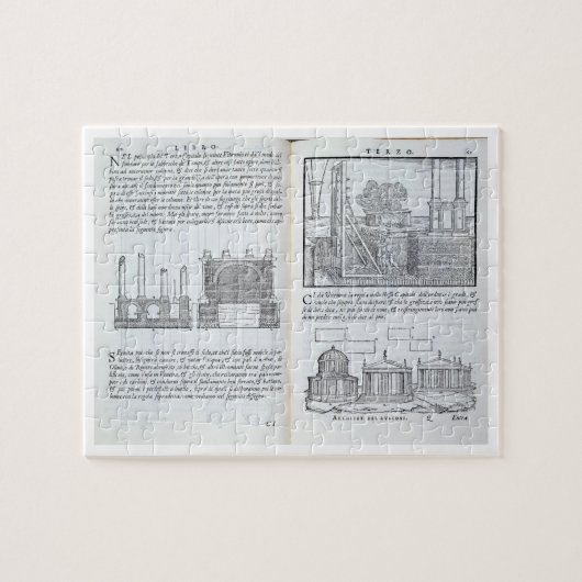 Legende stichtingen, van "Della Architettura", pub Legpuzzel (Horizontaal)