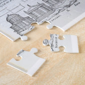 Legende stichtingen, van "Della Architettura", pub Legpuzzel (Zijkant)