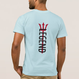 Legende T-Shirt – Trident Design Mythische Krijger