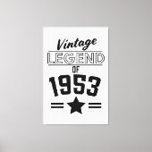 Legende uit 1953 canvas afdruk (Voorkant)