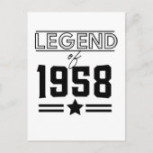 Legende uit 1957 op ansichtkaart briefkaart (Voorkant)