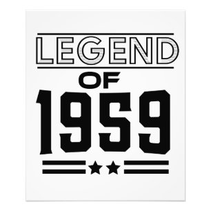 legende uit 1959 foto afdruk