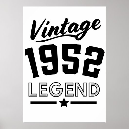 legende van 1952 poster (Voorkant)