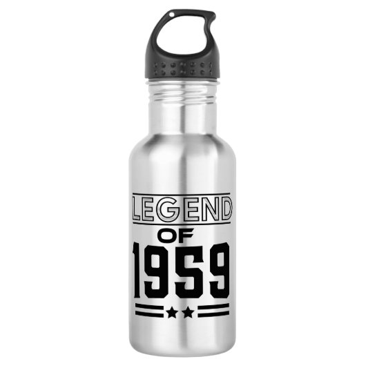 legende van 1959 waterfles (Voorkant)