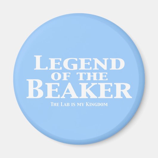 Legende van de Beaker Gifts Magneet (Voorkant)