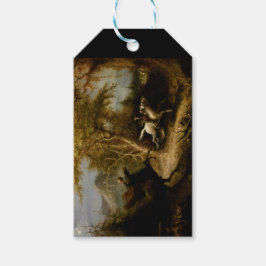 Legende van de Koploze Ruiter Halloween Geest Cadeaulabel