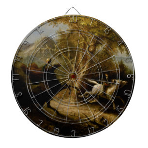 Legende van de Koploze Ruiter Halloween Geest Dartbord