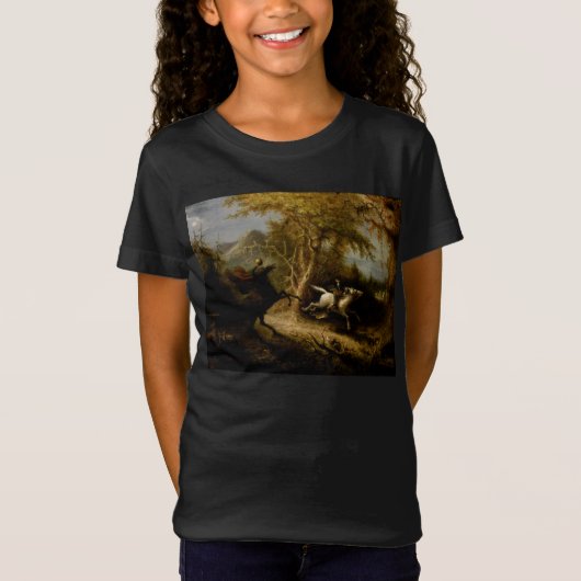 Legende van de Koploze Ruiter Halloween Geest T-shirt (Voorkant)