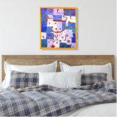 Legende van de Nijl | Paul Klee | Canvas Afdruk (Insitu (Slaapkamer))