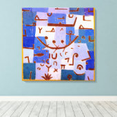Legende van de Nijl | Paul Klee | Canvas Afdruk (Insitu (Houten vloer))