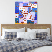 Legende van de Nijl | Paul Klee | Canvas Afdruk (Insitu (Slaapkamer))