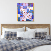 Legende van de Nijl | Paul Klee | Canvas Afdruk (Insitu (Slaapkamer))