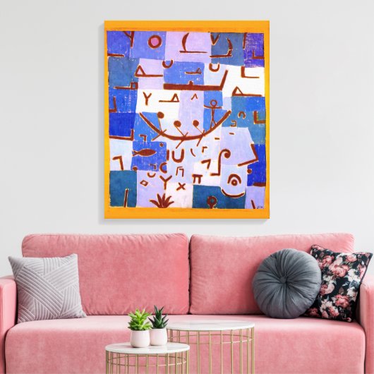 Legende van de Nijl | Paul Klee | Canvas Afdruk (Insitu (Woonkamer))