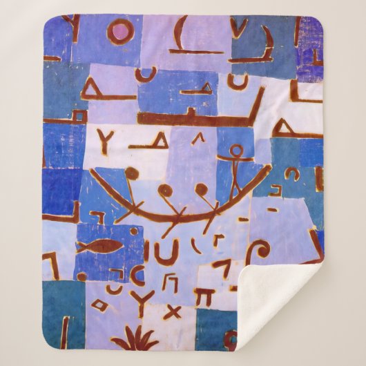 Legende van de Nijl | Paul Klee | Sherpa Deken (Voorkant)
