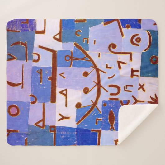 Legende van de Nijl | Paul Klee | Sherpa Deken (Voorkant (horizontaal))