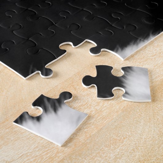 Legende van de Sphynx (zwart-wit) Legpuzzel (Zijkant)