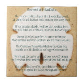 Legende van de zanddollar tegeltje (Voorkant)