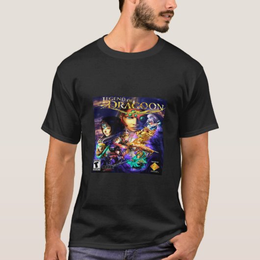 Legende van dragoon psx klassiek t-shirt (Voorkant)