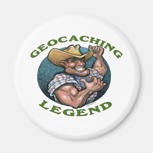 Legende van Geocaching Magneet (Voorkant)