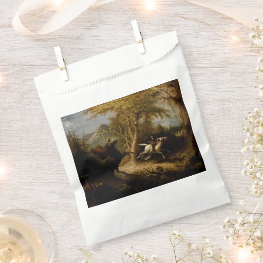 Legende van Headless Horseman Halloween Ghost Bedankzakje (Geknipt)