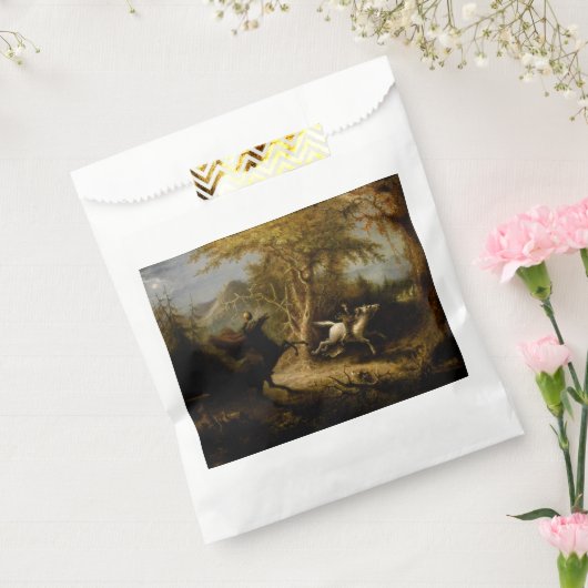 Legende van Headless Horseman Halloween Ghost Bedankzakje (Gezegeld)