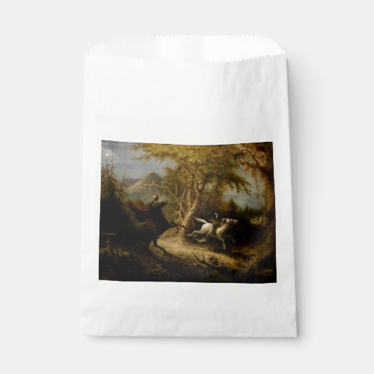 Legende van Headless Horseman Halloween Ghost Bedankzakje (Voorkant)