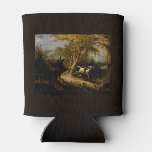 Legende van Headless Horseman Halloween Ghost Blikjeskoeler (Achterkant)