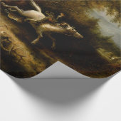 Legende van Headless Horseman Halloween Ghost Cadeaupapier (Hoek)