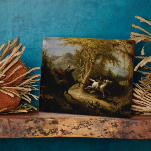 Legende van Headless Horseman Halloween Ghost Fotoplaat (Zijkant)