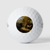 Legende van Headless Horseman Halloween Ghost Golfballen (Voorkant)