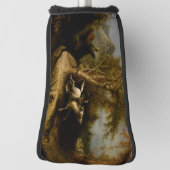 Legende van Headless Horseman Halloween Ghost Golfheadcover (Draai 90)