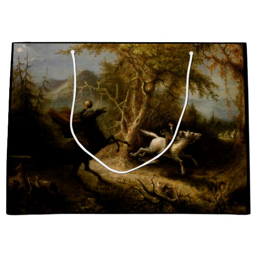 Legende van Headless Horseman Halloween Ghost Groot Cadeauzakje (Voorkant)