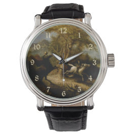 Legende van Headless Horseman Halloween Ghost Horloge
