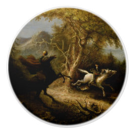 Legende van Headless Horseman Halloween Ghost Keramische Knop