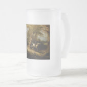 Legende van Headless Horseman Halloween Ghost Matglas Bierpul (Voorkant rechts)