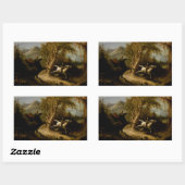 Legende van Headless Horseman Halloween Ghost Rechthoekige Sticker (Vel)