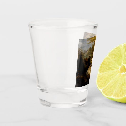 Legende van Headless Horseman Halloween Ghost Shot Glas (Links)