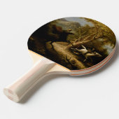 Legende van Headless Horseman Halloween Ghost Tafeltennisbatje (Voorkant Gekanteld)