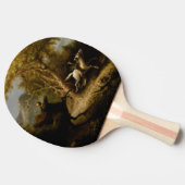 Legende van Headless Horseman Halloween Ghost Tafeltennisbatje (Zijkant)